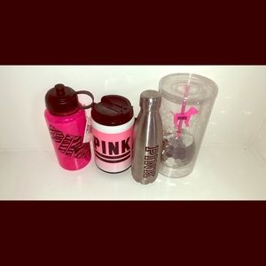 4 PINK bottles never used with tags.